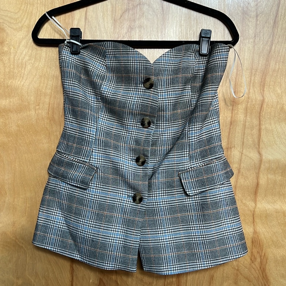 Zara Strapless Top